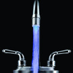 IMC Hot High-Quality 3-Color Water Glow LED Faucet Light