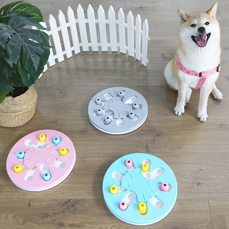Puppy Pet Puzzle Toy Dog Intelligence Toy Food Hunting Toy Dog Snack Slow Food Leakage Bowl