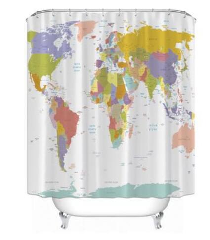 Periodic Table of The Elements Shower Curtain Mouldproof Decor Shower Curtain