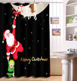 Christmas decoration Shower Curtain Waterproof Shower Curtain
