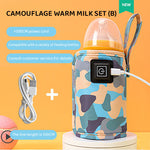 Usb Milk Bottle Insulation Cover, Outdoor Portable Heating, Universal Warming Cover for Children, Constant Temperature Heating