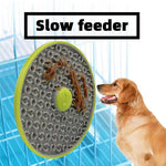 Pet Dog Licking Plate Slow Food Plate Dog Cage Licking Pad Card Cage Licking Plate