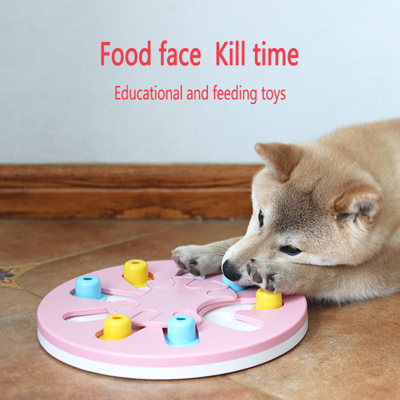 Puppy Pet Puzzle Toy Dog Intelligence Toy Food Hunting Toy Dog Snack Slow Food Leakage Bowl