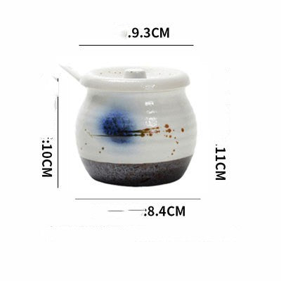 Japanese Style High Temperature Ceramic Lard Jar