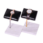 Natural Marble Watch Bracket Leather Display Props