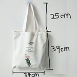 Students Ins Wind Tote Korean Version Of Large-capacity Canvas Bags