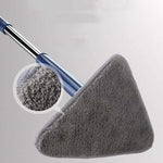 Extendable Triangle Mop 360 Rotatable Adjustable 110 Cm Cleaning Mop For Tub Tile Floor Wall Cleaning Mop Deep Cleaning Mop