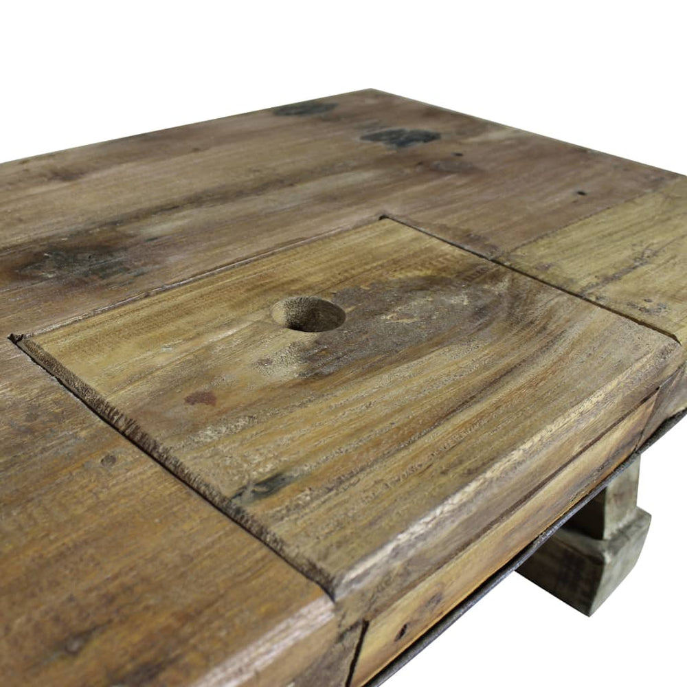 Coffee Table Solid Reclaimed Wood 35.4"x19.7"x13.8"