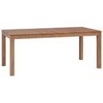 Solid Teak Wood Dining Table with Natural Finish Kitchen Multi Sizes