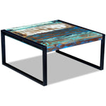 Coffee Table Solid Reclaimed Wood 31.5"x31.5"x15.7"