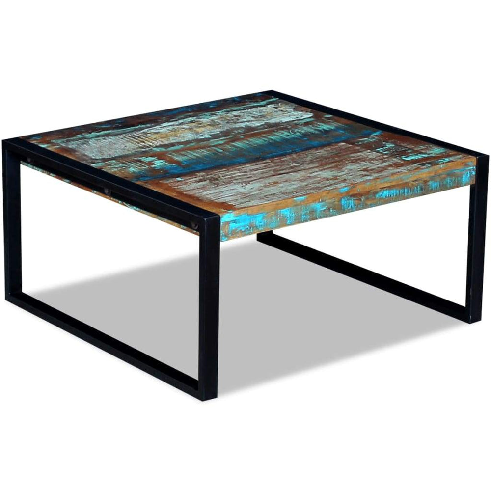 Coffee Table Solid Reclaimed Wood 31.5"x31.5"x15.7"