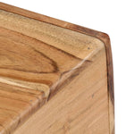 Coffee Table 27.5"x23.6"x16.5" Solid Acacia Wood
