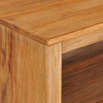 Coffee Table Solid Teak Wood End Couch Table 43.3"x23.6"/31.5"x31.5"