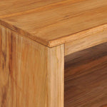 Coffee Table Solid Teak Wood End Couch Table 43.3"x23.6"/31.5"x31.5"
