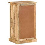 4-Layer Shoe Cabinet with Drawer Solid Rough Mango Wood