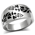 TK382 - High polished (no plating) Stainless Steel Ring with No Stone