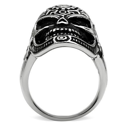 TK580 - High polished (no plating) Stainless Steel Ring with No Stone